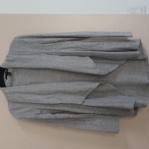 Forever 21 Womens Small Grey Cardigan Sweater with Side Pockets